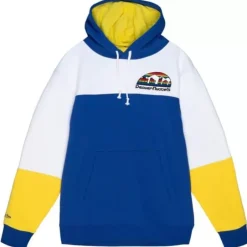 Men Mitchell & Ness Hoodies & Sweatshirts-Fusion Fleece 2.0 Denver Nuggets