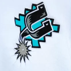 Men Mitchell & Ness Hoodies & Sweatshirts-Fusion Fleece 2.0 San Antonio Spurs