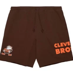 Men Mitchell & Ness Shorts-Game Day Ft Shorts Cleveland Browns
