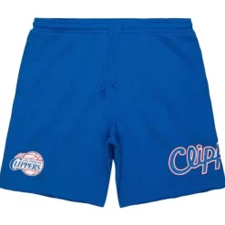Men Mitchell & Ness Shorts-Game Day Ft Shorts Los Angeles Clippers