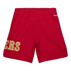Men Mitchell & Ness Shorts-Game Day Ft Shorts San Francisco 49Ers