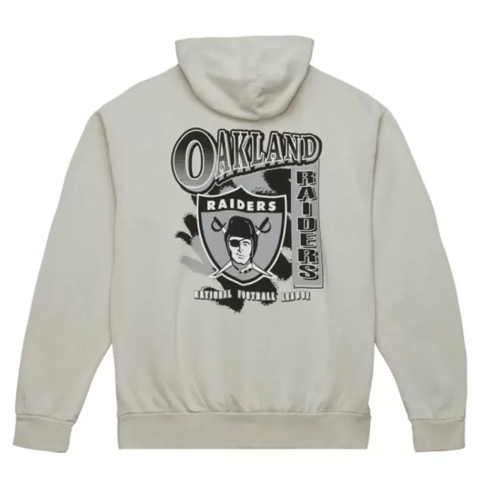 Men Mitchell & Ness Hoodies & Sweatshirts-Game Day Hoodie Oakland Raiders