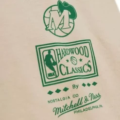 Men Mitchell & Ness T-Shirts & Tops-Game Day Pattern Tee Dallas Mavericks