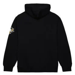 Men Mitchell & Ness Hoodies & Sweatshirts-Game Time Fleece Hoodie Current Logo Pittsburgh Penguins