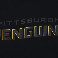 Men Mitchell & Ness Hoodies & Sweatshirts-Game Time Fleece Hoodie Current Logo Pittsburgh Penguins