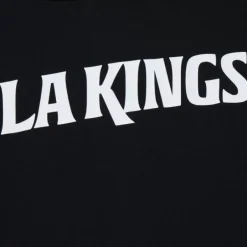 Men Mitchell & Ness Hoodies & Sweatshirts-Game Time Fleece Hoodie Current Logo Los Angeles Kings