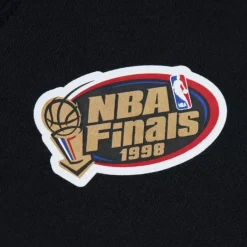 Men Mitchell & Ness Hoodies & Sweatshirts-Game Time Fleece Hoodie Vintage Logo Chicago Bulls