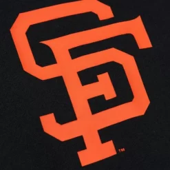 Men Mitchell & Ness Hoodies & Sweatshirts-Game Time Fleece Hoodie Vintage Logo San Francisco Giants