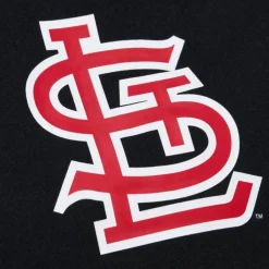 Men Mitchell & Ness Hoodies & Sweatshirts-Game Time Fleece Hoodie Vintage Logo St. Louis Cardinals