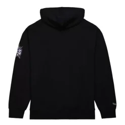 Men Mitchell & Ness Hoodies & Sweatshirts-Game Time Fleece Hoodie Vintage Logo Sacramento Kings