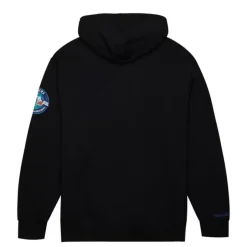 Men Mitchell & Ness Hoodies & Sweatshirts-Game Time Fleece Hoodie Vintage Logo Charlotte Hornets