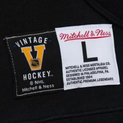 Men Mitchell & Ness Hoodies & Sweatshirts-Game Time Fleece Hoodie Vintage Logo New York Rangers