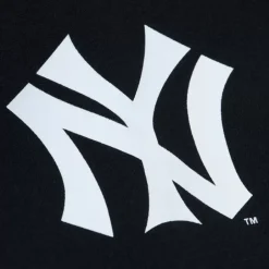 Men Mitchell & Ness Hoodies & Sweatshirts-Game Time Fleece Hoodie Vintage Logo New York Yankees