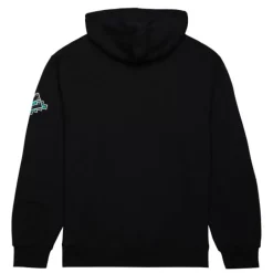 Men Mitchell & Ness Hoodies & Sweatshirts-Game Time Fleece Hoodie Vintage Logo San Antonio Spurs