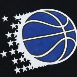 Men Mitchell & Ness Hoodies & Sweatshirts-Game Time Fleece Hoodie Vintage Logo Orlando Magic