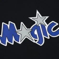 Men Mitchell & Ness Hoodies & Sweatshirts-Game Time Fleece Hoodie Vintage Logo Orlando Magic