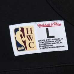 Men Mitchell & Ness Hoodies & Sweatshirts-Game Time Fleece Hoodie Vintage Logo Golden State Warriors