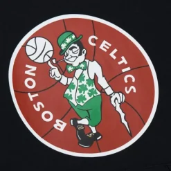 Men Mitchell & Ness Hoodies & Sweatshirts-Game Time Fleece Hoodie Vintage Logo Boston Celtics
