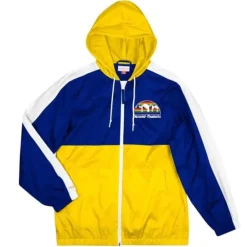 Men Mitchell & Ness Jackets & Outerwear-Gameday Lightweight Windbreaker Denver Nuggets