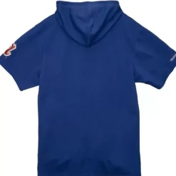 Men Mitchell & Ness T-Shirts & Tops-Gameday Ss Ft Hoodie Atlanta Braves