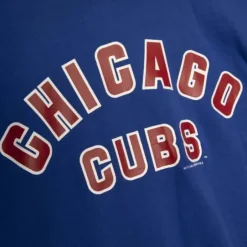 Men Mitchell & Ness T-Shirts & Tops-Gameday Ss Ft Hoodie Chicago Cubs