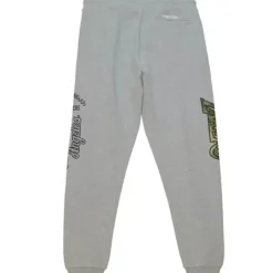 Men Mitchell & Ness Pants-Ghost Green Camo Sweatpants Los Angeles Lakers