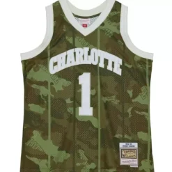 Mitchell & Ness Nba Swingman-Ghost Green Camo Swingman Muggsy Bogues Charlotte Hornets 1994-95 Jersey