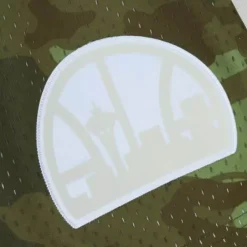 Men Mitchell & Ness Shorts-Ghost Green Camo Swingman Seattle Supersonics 1984-85 Shorts