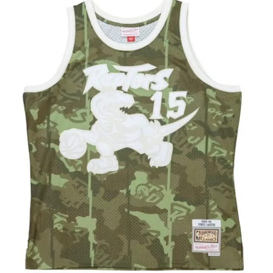 Mitchell & Ness Nba Swingman-Ghost Green Camo Swingman Vince Carter Toronto Raptors 1998-99 Jersey