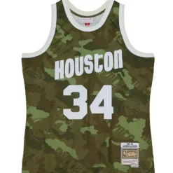 Mitchell & Ness Nba Swingman-Ghost Green Camo Swingman Hakeem Olajuwon Houston Rockets 1993-94 Jersey