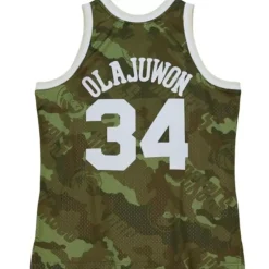 Mitchell & Ness Nba Swingman-Ghost Green Camo Swingman Hakeem Olajuwon Houston Rockets 1993-94 Jersey