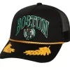 Mitchell & Ness Snapback-Gold Leaf Trucker Boston Celtics