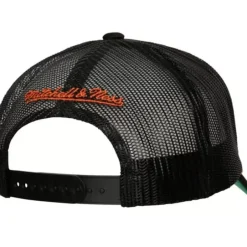 Mitchell & Ness Snapback-Gold Leaf Trucker Hwc New York Knicks