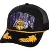 Mitchell & Ness Snapback-Gold Leaf Trucker Los Angeles Lakers