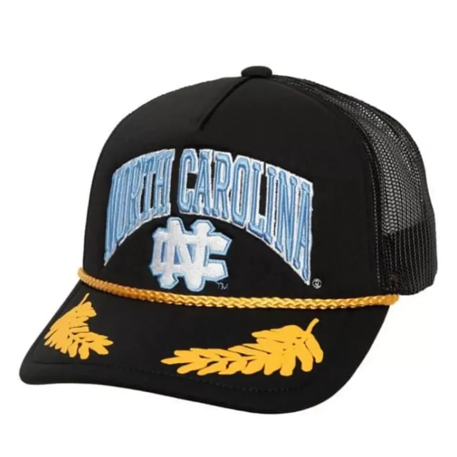 Mitchell & Ness Snapback-Gold Leaf Trucker University Of North Carolina