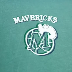 Men Mitchell & Ness T-Shirts & Tops-Golden Hour Glaze Ss Tee Dallas Mavericks