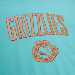 Men Mitchell & Ness T-Shirts & Tops-Golden Hour Glaze Ss Tee Vancouver Grizzlies