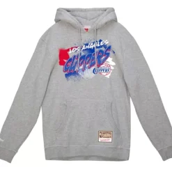 Men Mitchell & Ness Hoodies & Sweatshirts-Graff Hoodie Los Angeles Clippers