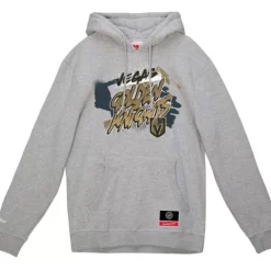 Men Mitchell & Ness Hoodies & Sweatshirts-Graff Hoodie Vegas Golden Knights