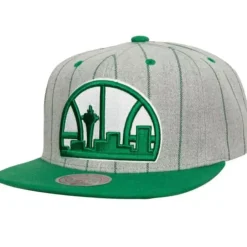 Mitchell & Ness Snapback-Grey Pin Pop Snapback Hwc Seattle Supersonics