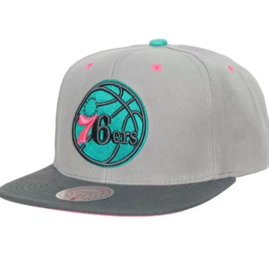 Mitchell & Ness Snapback-Grey Wolf Mags Snapback Philadelphia 76Ers
