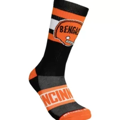 Woman Mitchell & Ness Accessories-Hail Mary Crew Socks Cincinnati Bengals