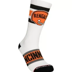 Woman Mitchell & Ness Accessories-Hail Mary Crew Socks Cincinnati Bengals