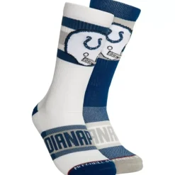 Woman Mitchell & Ness Accessories-Hail Mary Crew Socks Indianapolis Colts