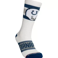 Woman Mitchell & Ness Accessories-Hail Mary Crew Socks Indianapolis Colts