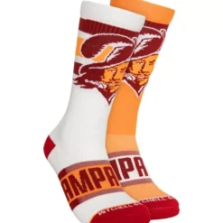 Woman Mitchell & Ness Accessories-Hail Mary Crew Socks Tampa Bay Buccaneers