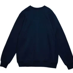 Men Mitchell & Ness Hoodies & Sweatshirts-Halftime Script Crew University Of Mississippi