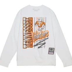 Men Mitchell & Ness Hoodies & Sweatshirts-Halftime Script Crew University Of Tennessee