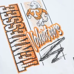 Men Mitchell & Ness Hoodies & Sweatshirts-Halftime Script Crew University Of Tennessee