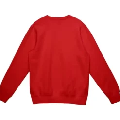 Men Mitchell & Ness Hoodies & Sweatshirts-Halftime Script Crew University Of Georgia